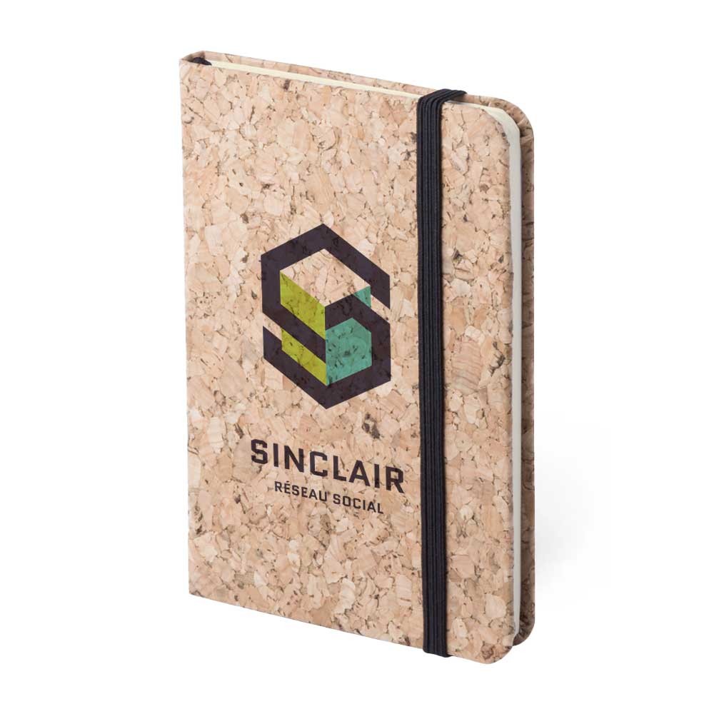 Notizbuch gestalten ökologisch aus Kork 80 Blatt blanko 8,9x14 cm - Seoul