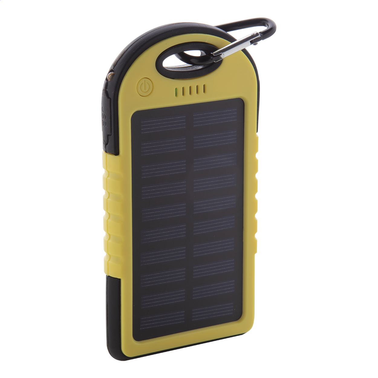 Batterie externe Durabank personnalisée solaire avec LED, 4000 mAh