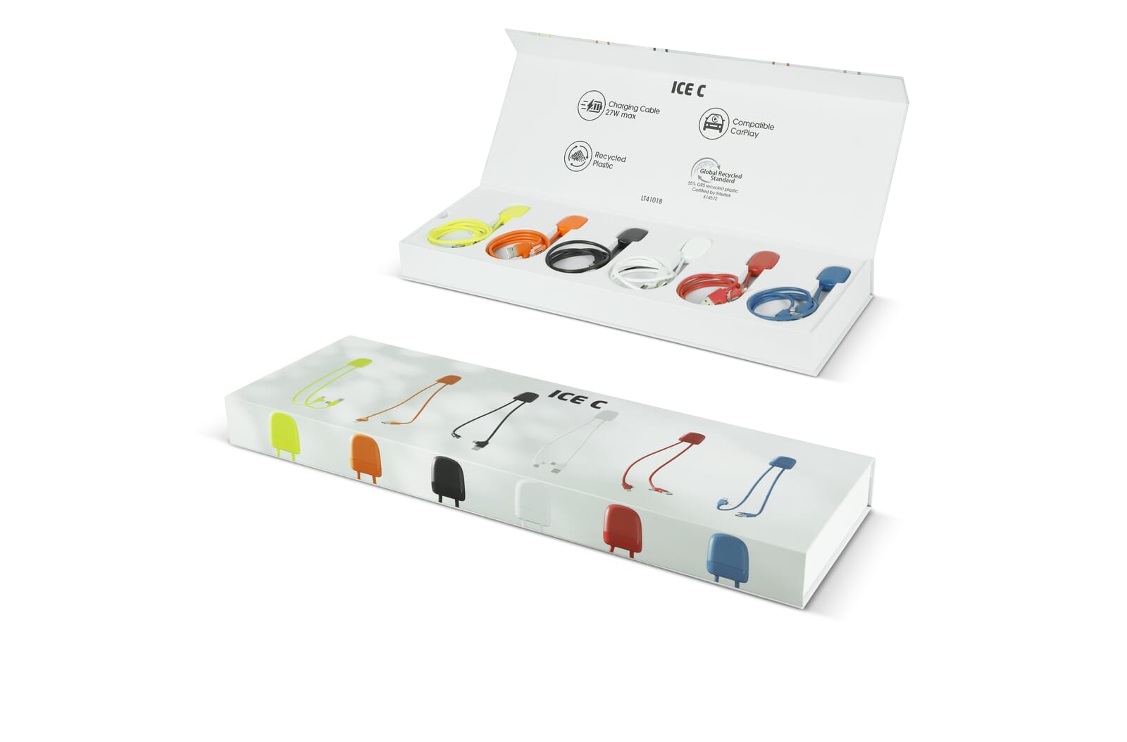 Boîte de Présentation de Câble de Chargement Multicolore - Chaumont-la-Ville