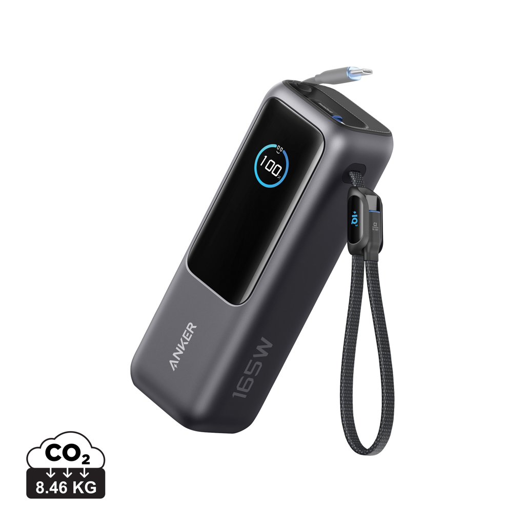 Anker Powerbank 25.000 mAh 165W mit eingebautem Kabel