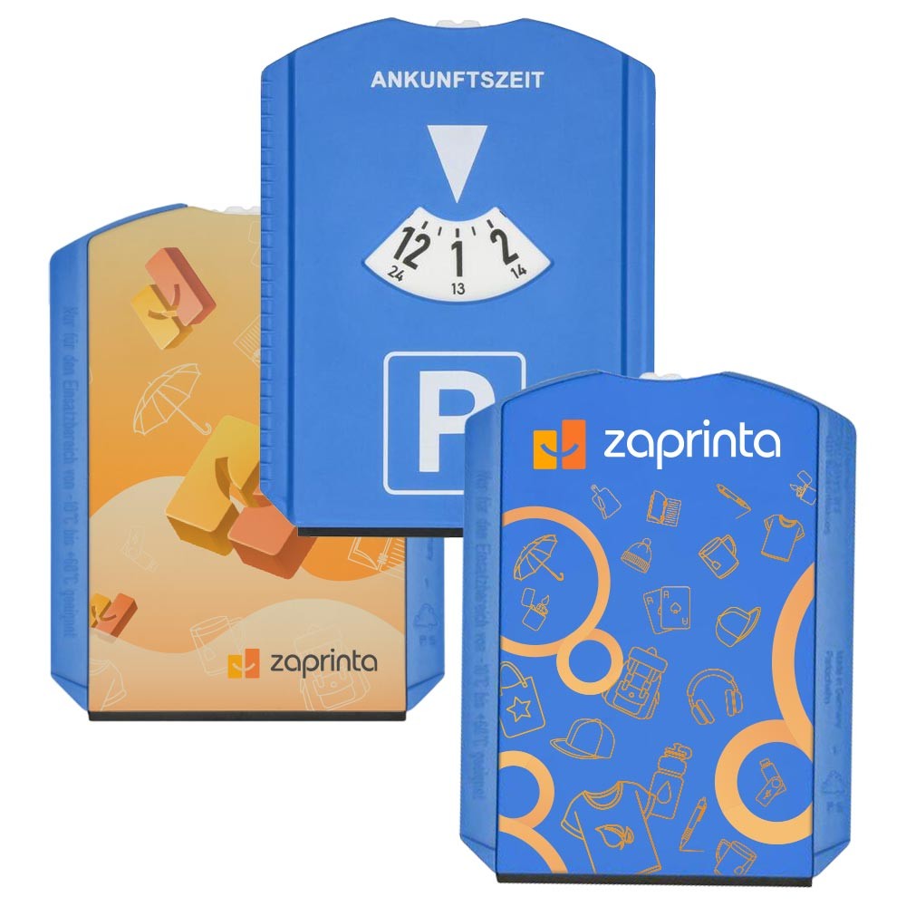 Multifunktionale Kunststoff-Parkscheibe mit Schaber - Buckow 