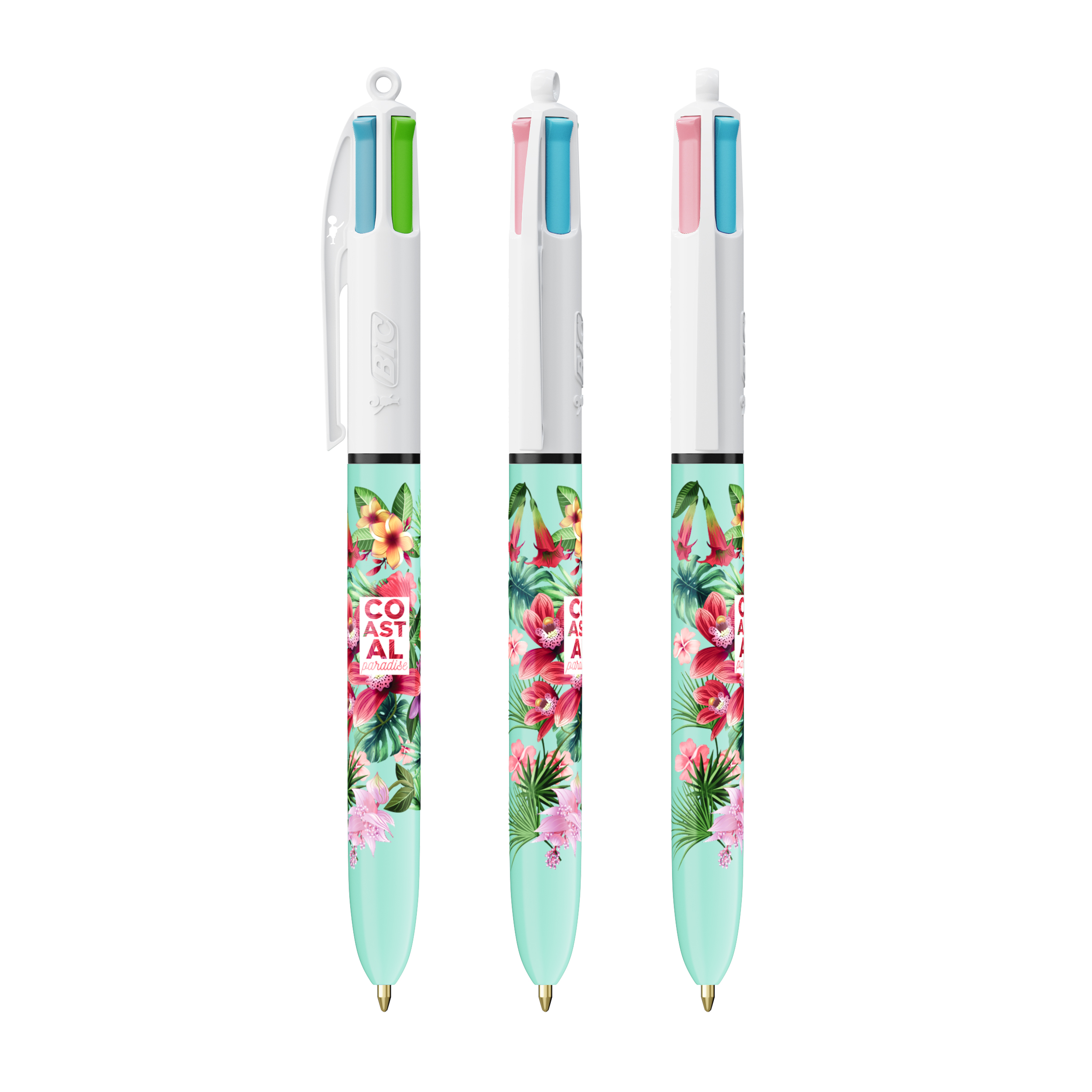 Stylish Quad-Color Eco Pen - Allaire