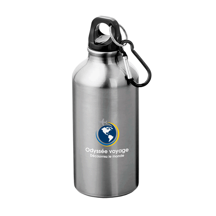 Gourde personnalisée en aluminium 400ml - spécial sublimation - Roméo