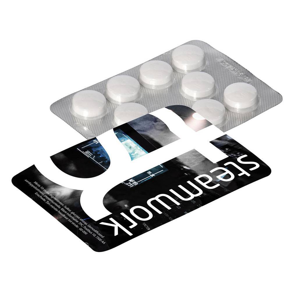 Minzfrische Blisterpackung mit Druck - Bad Belzig