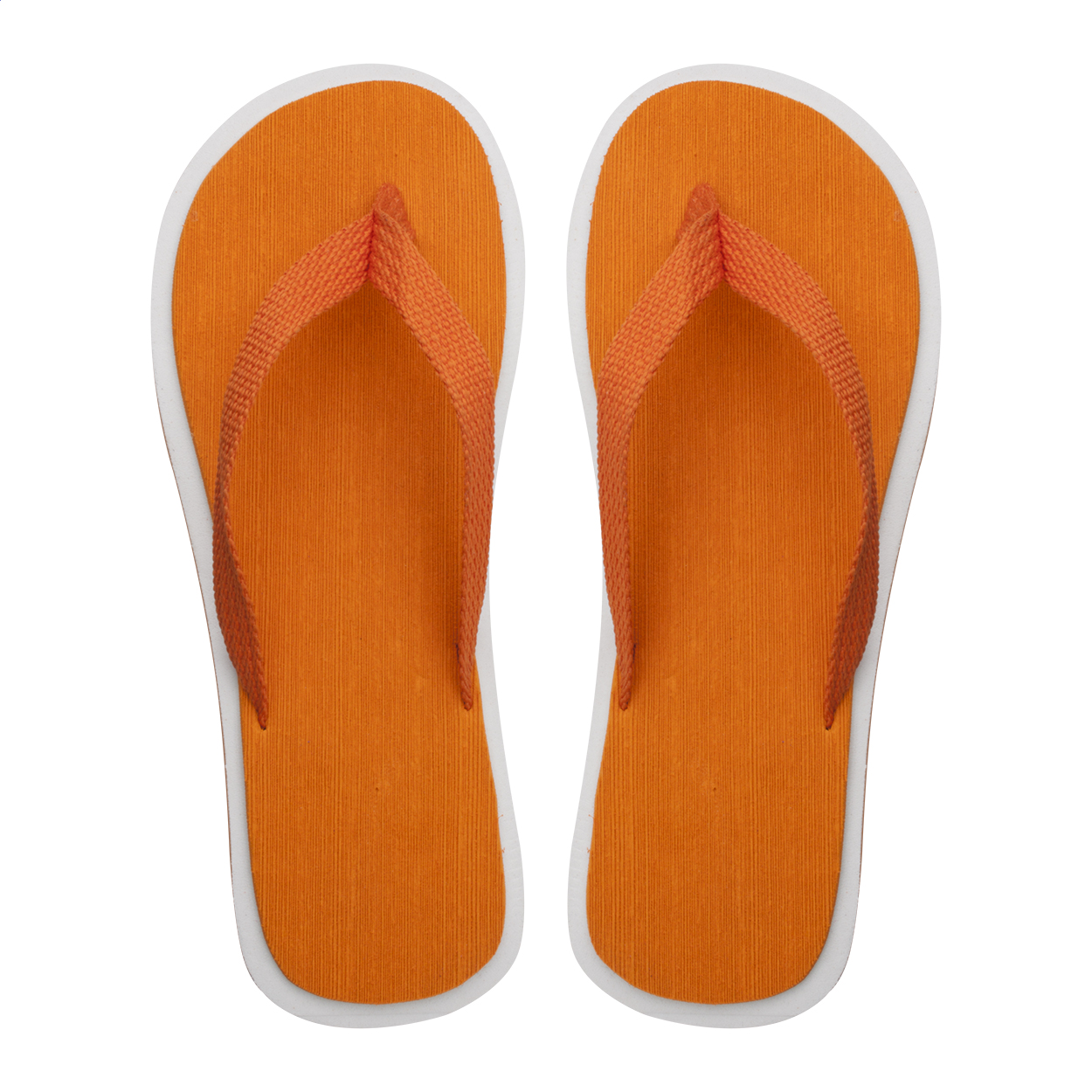 Tongs de plage unisexes Malibu personnalisées en polyester et EVA