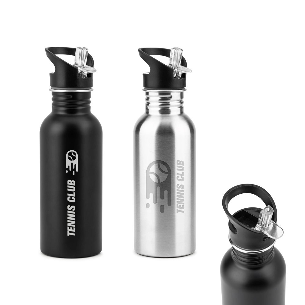 EDBERG. Bouteille à paroi simple en acier inoxydable