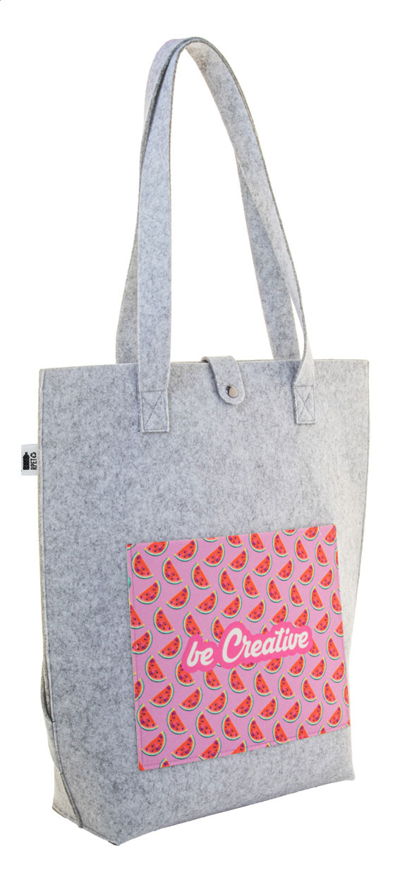 Umwandelbare RPET Filz Tasche - Weinsberg bedrucken mit Logo