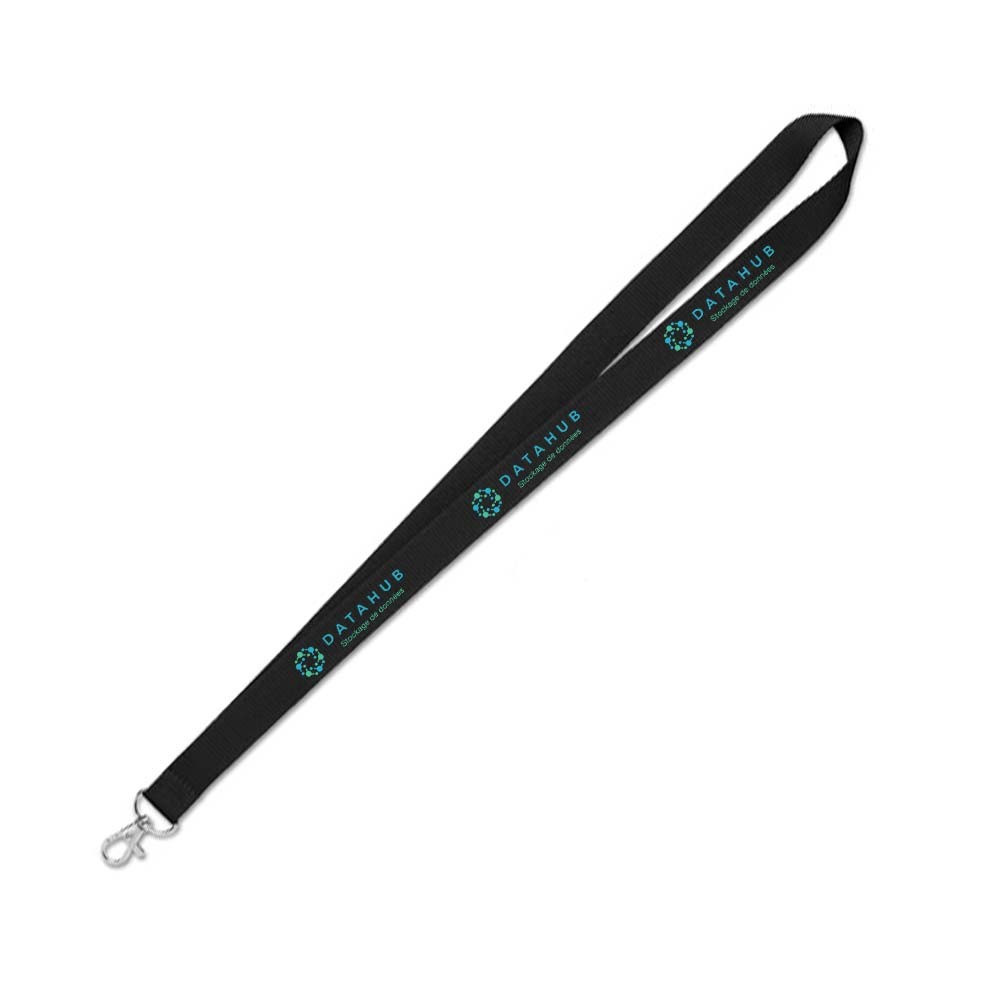 Personalisiertes Lanyard mit Metallhaken - Rho