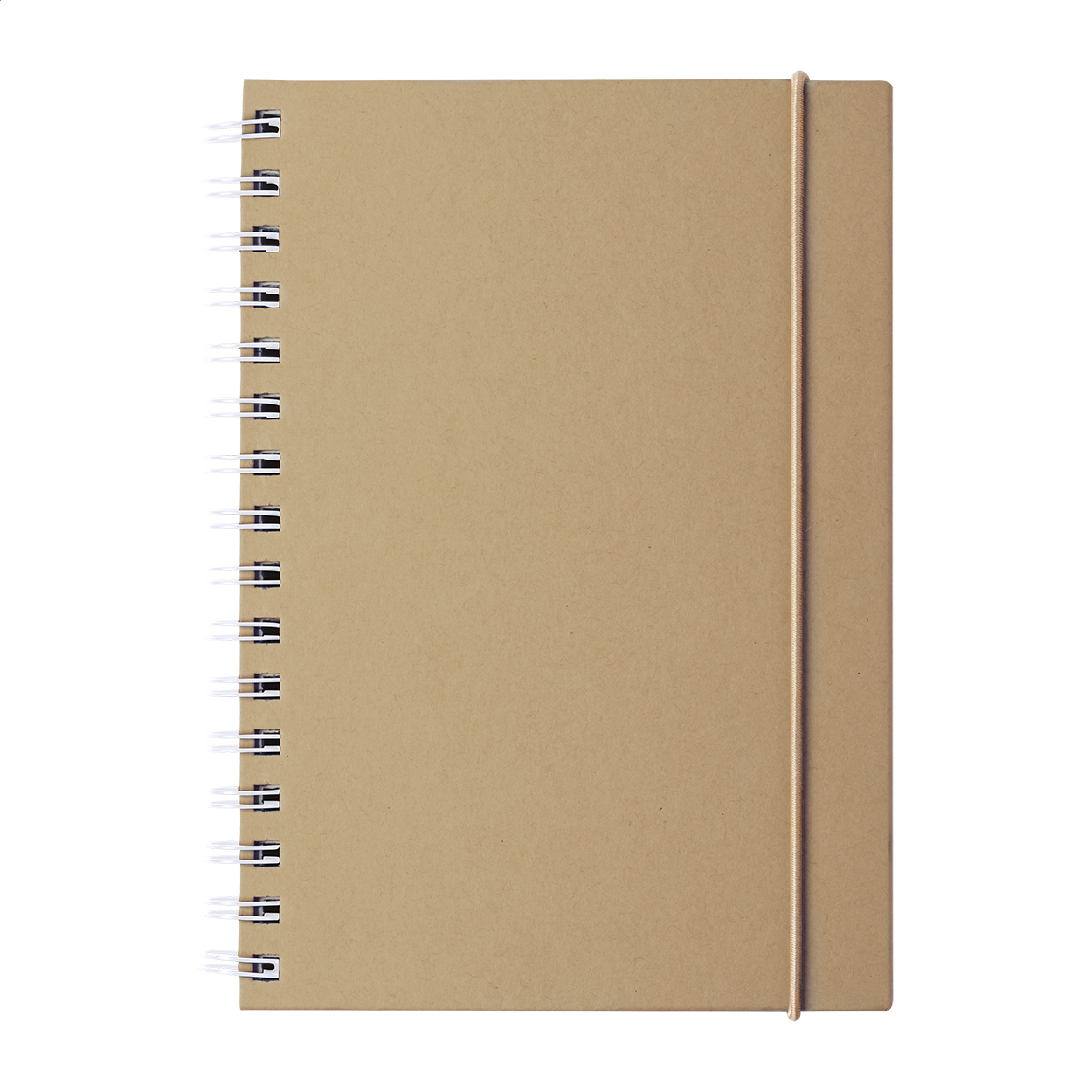 Spural A5 Spiralnotizbuch mit Einband aus Recyclingkarton und Logo