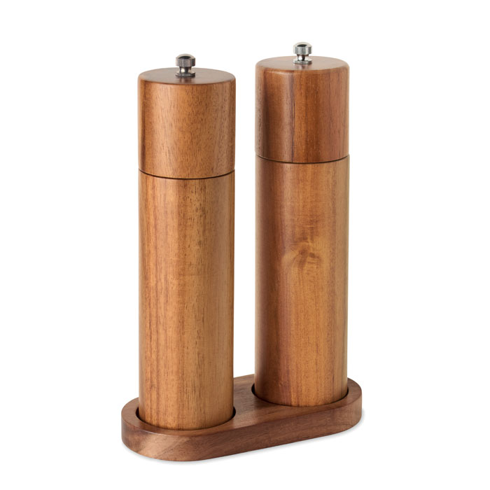 Moulins à poivre et à sel en acacia