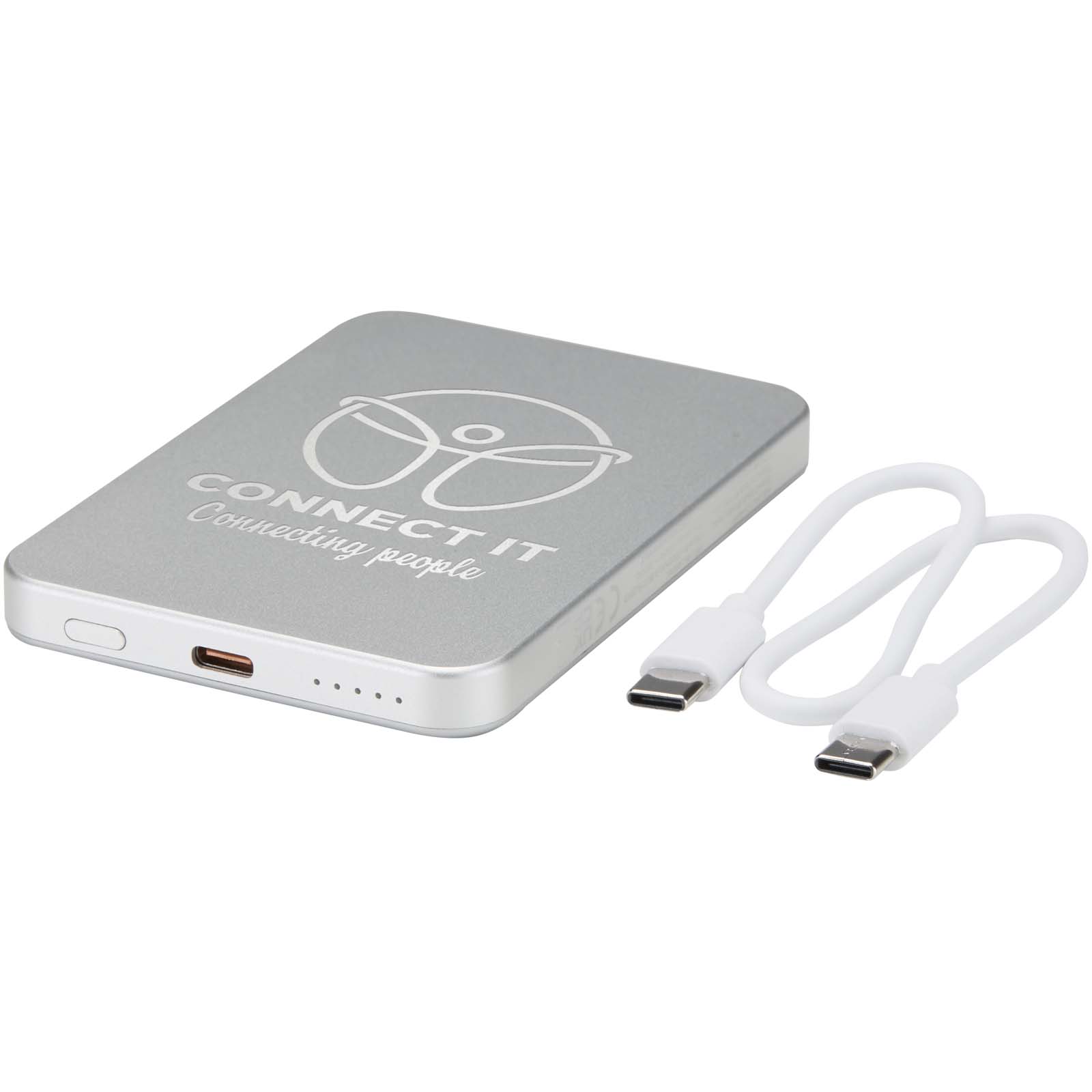 Avis powerbank de 5000 mAh en aluminium recyclé avec fermeture magnétique