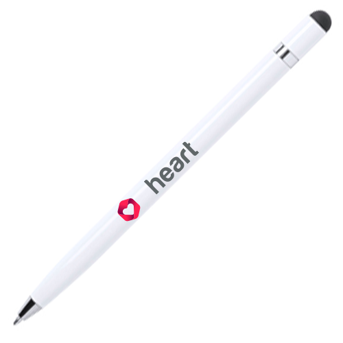Stylo métal personnalisé élégant avec embout tactile - Evan