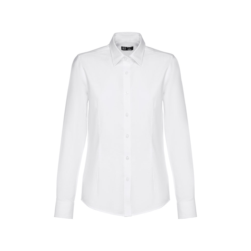Chemise Oxford en mélange de coton pour femmes - Saint-Émilion