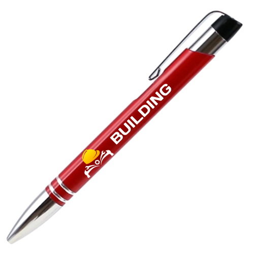 Stylo personnalisé avec corps coloré en aluminium - Laura