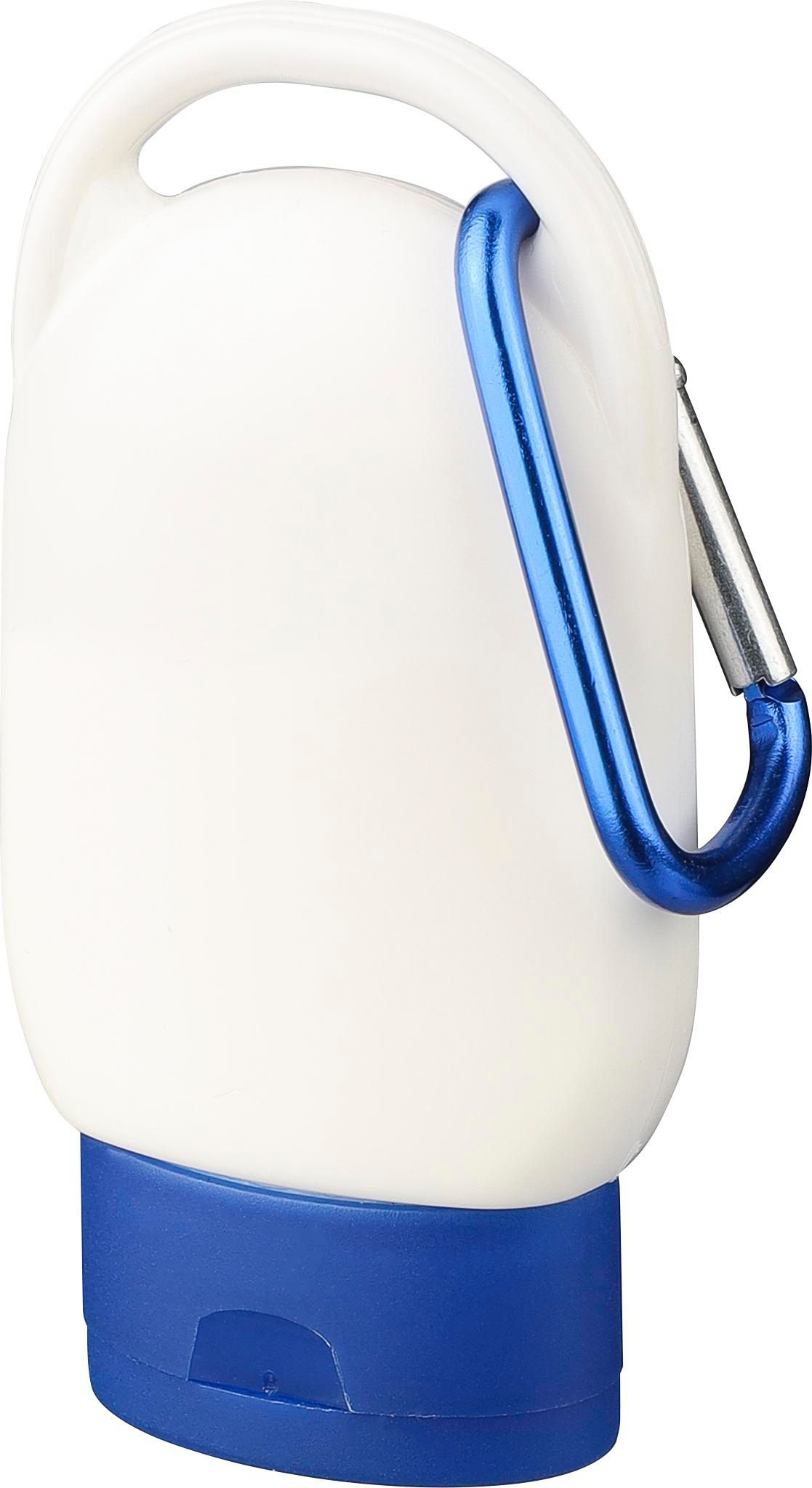 Sonnencreme mit Karabiner - Hersbruck bedrucken mit Logo