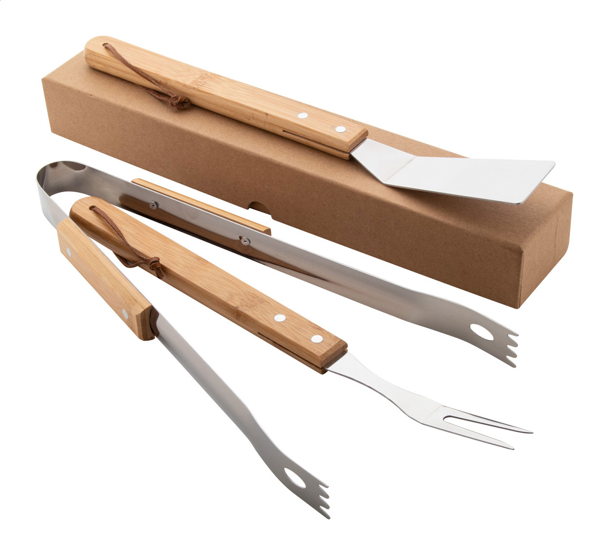 Bambus-Grillset - Zella-Mehlis bedrucken mit Logo