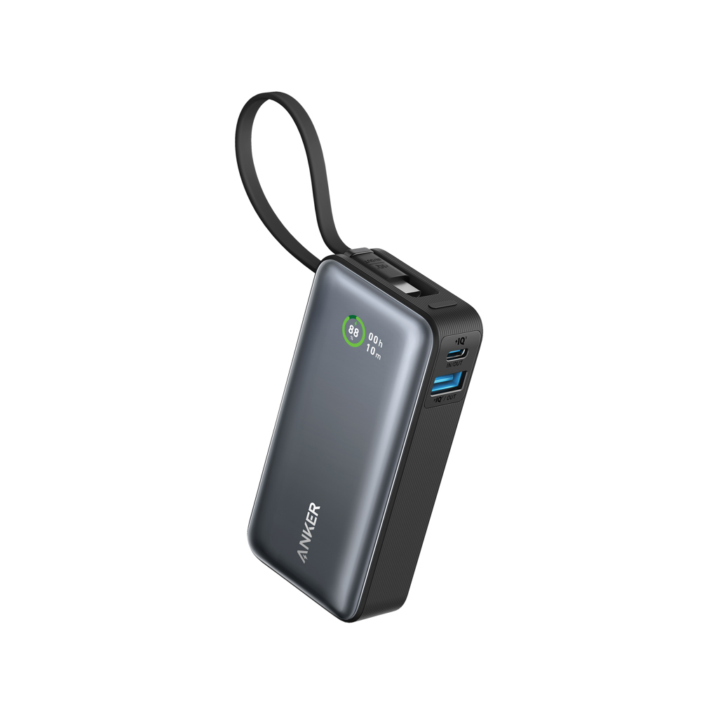 Batterie externe Anker Nano 30 W, avec câble USB-C intégré