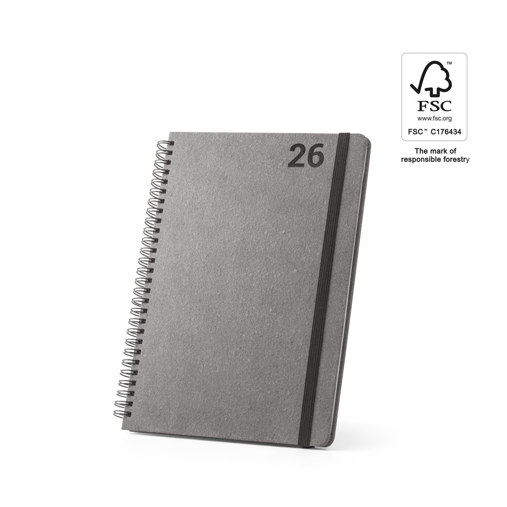Nachhaltiges Leder-Tagebuch B5 - Schelklingen