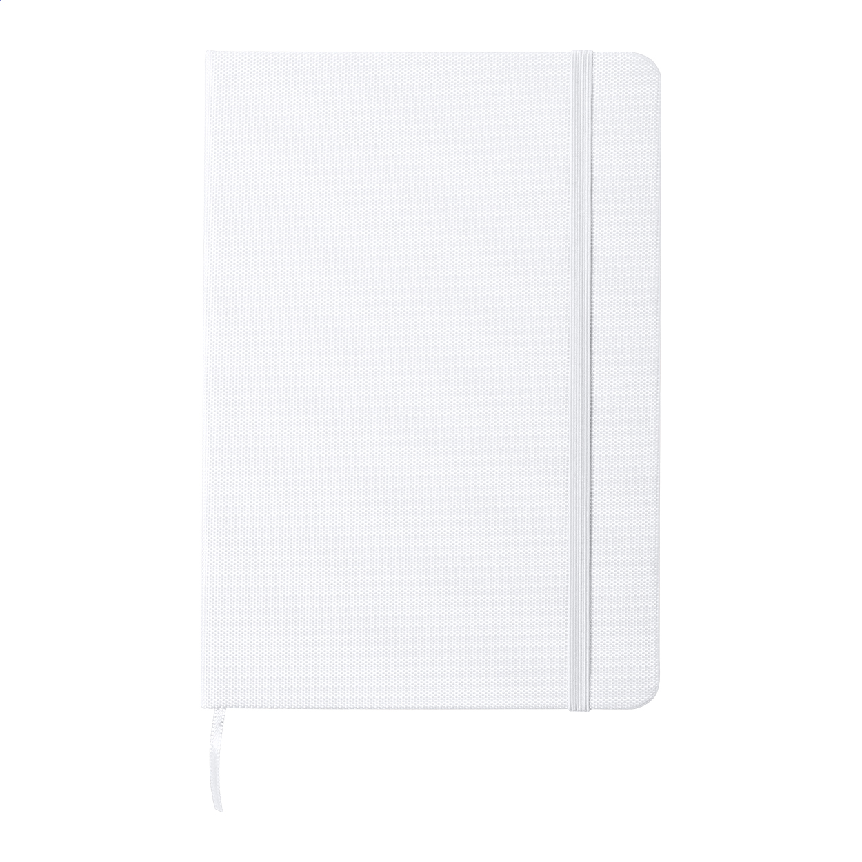 Baccata A5 Notizbuch mit RPET-Einband, 80 linierten Blättern und Logo
