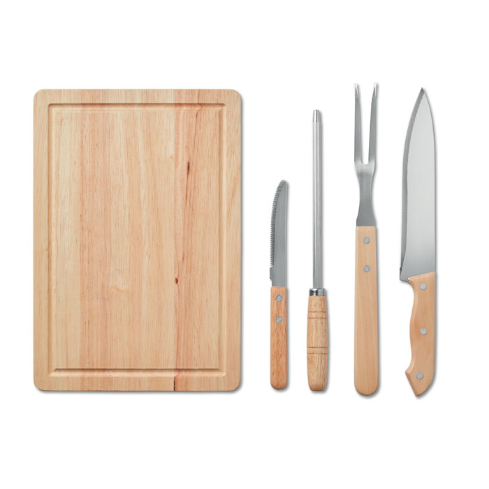 Personalisiertes 4-teiliges Grillzubehör-Set - Lolo