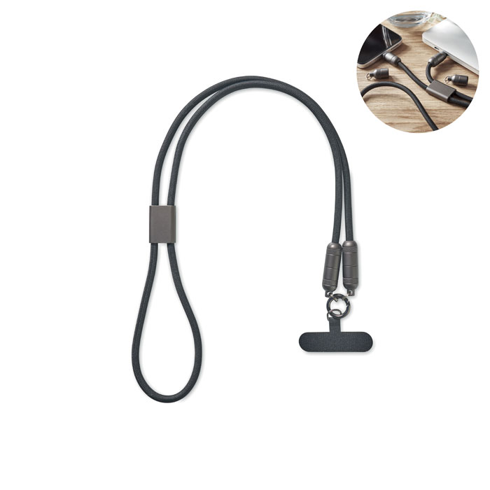 Câble Lanière 60W avec Support Téléphone - Saint-Romain-en-Viennois