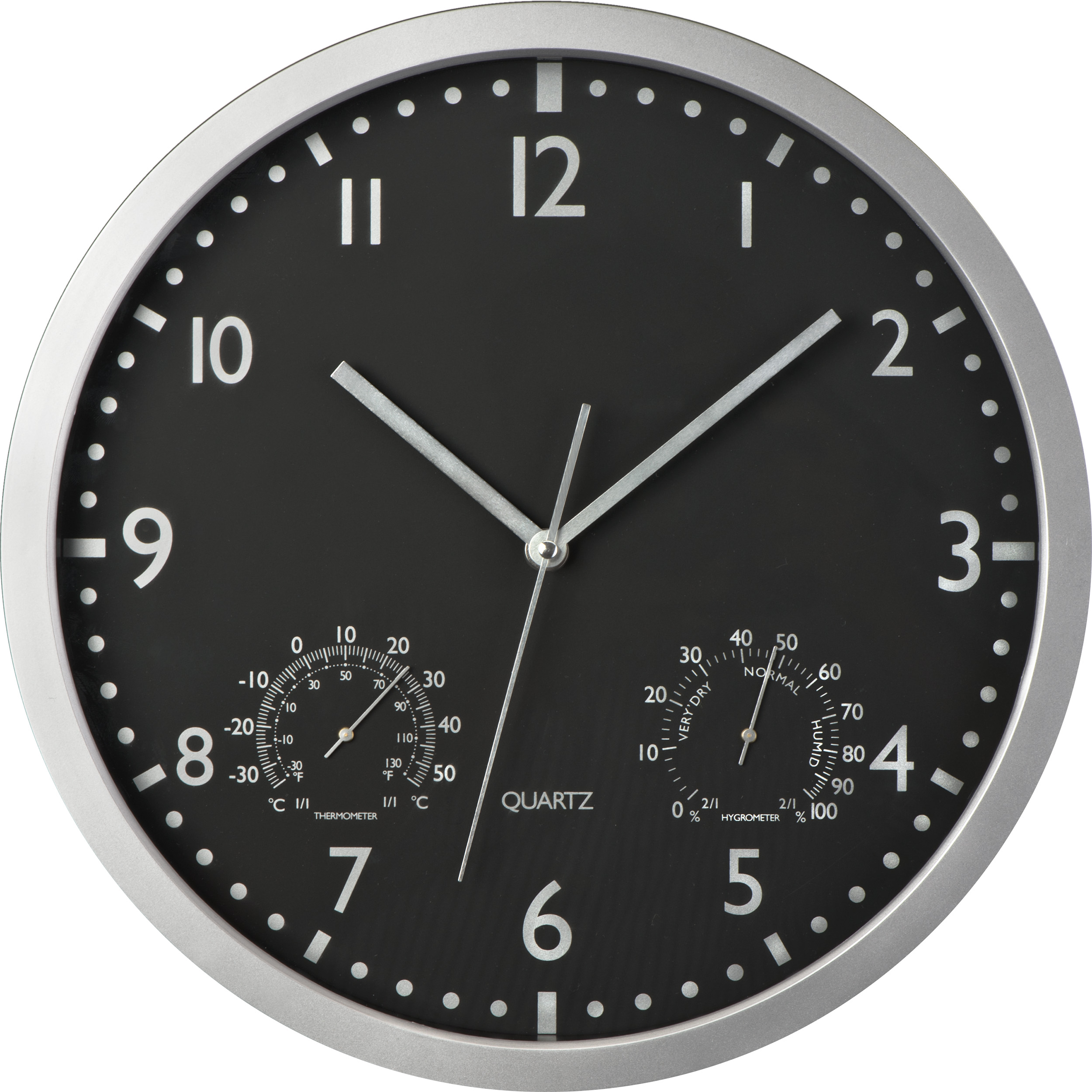 Horloge murale Hygro-Thermomètre (35 cm) - Chanac