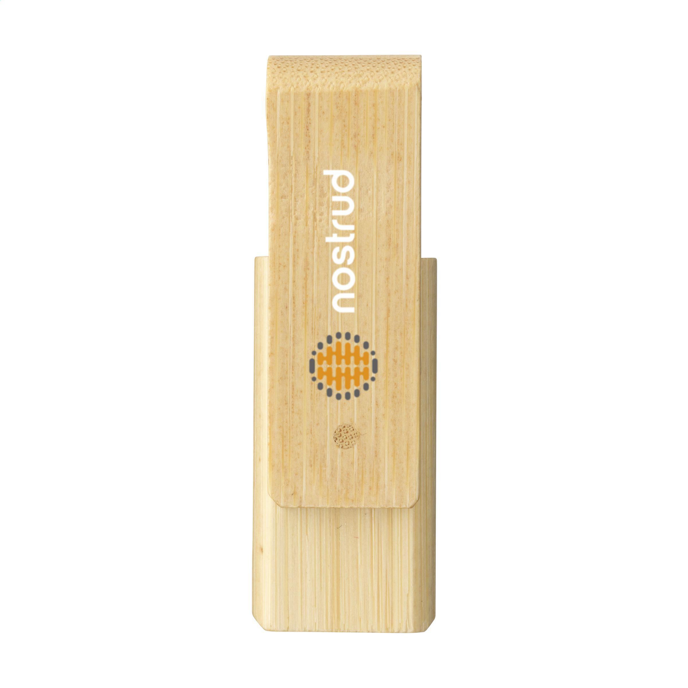 Clé USB ÉcoBambou 32 Go - La Tremblade imprimé avec logo