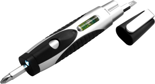 Mini-Werkzeug-Set mit LED-Licht - Glashütte bedrucken mit Logo