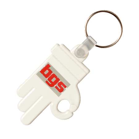 Plastik Hand Schlüsselring - Bad Düben