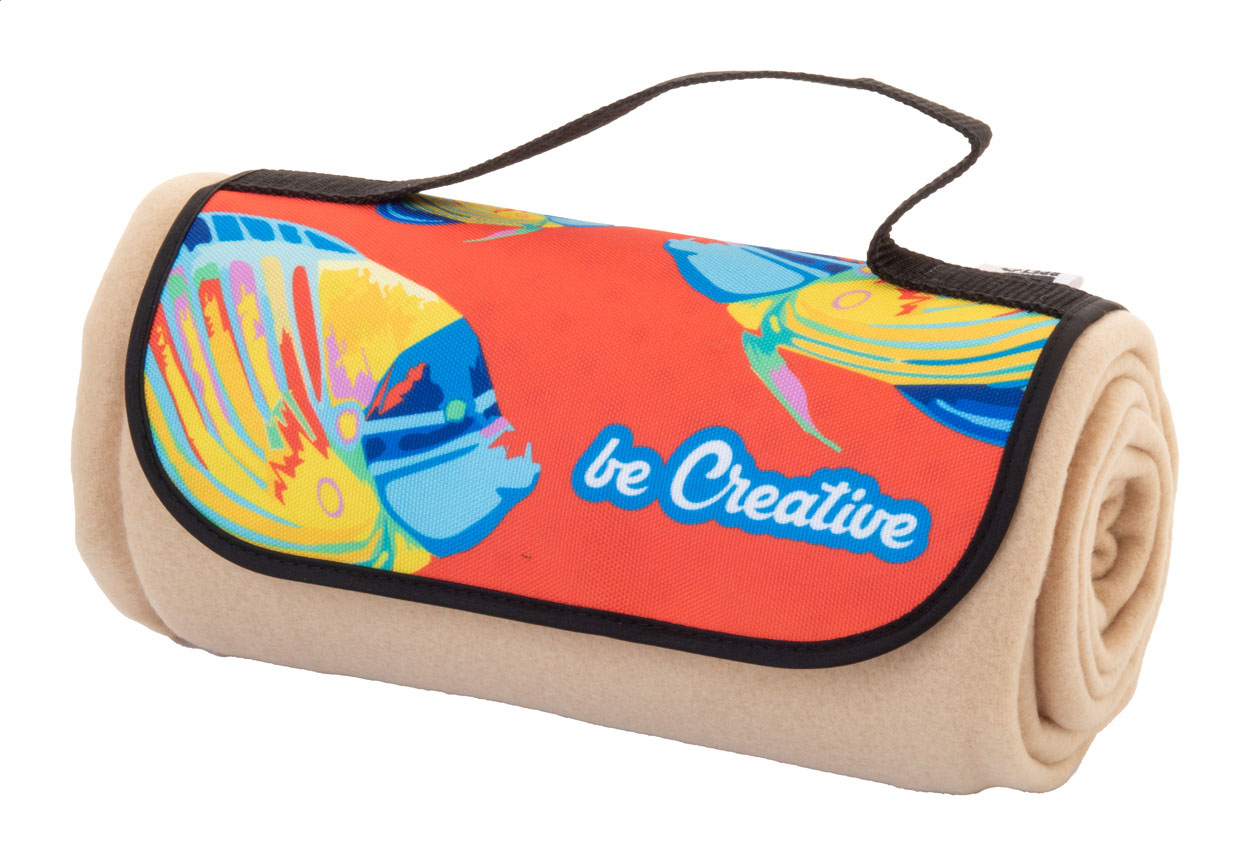 Couverture en polaire RPET personnalisée - Saugnac-et-Cambran