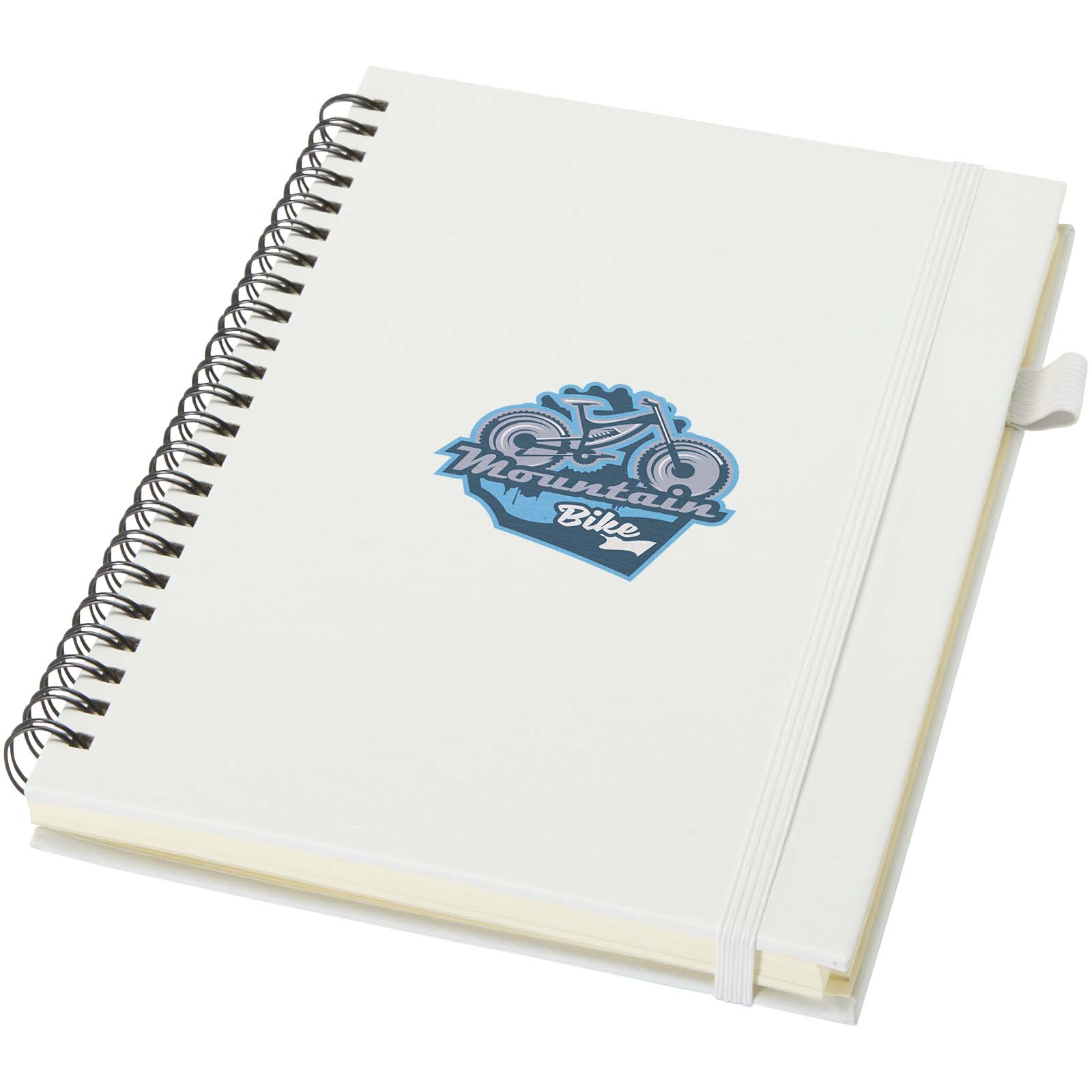Carnet à spirale A5 Liss personnalisé, couverture rigide en plastique recyclé