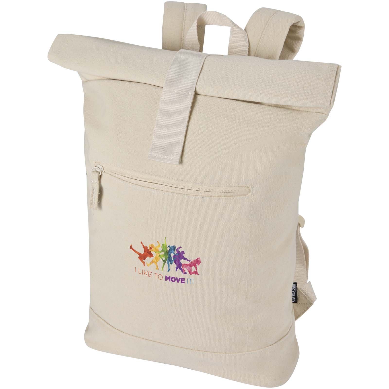 Umweltfreundlicher Rolltop-Rucksack - Gerabronn bedrucken mit Logo