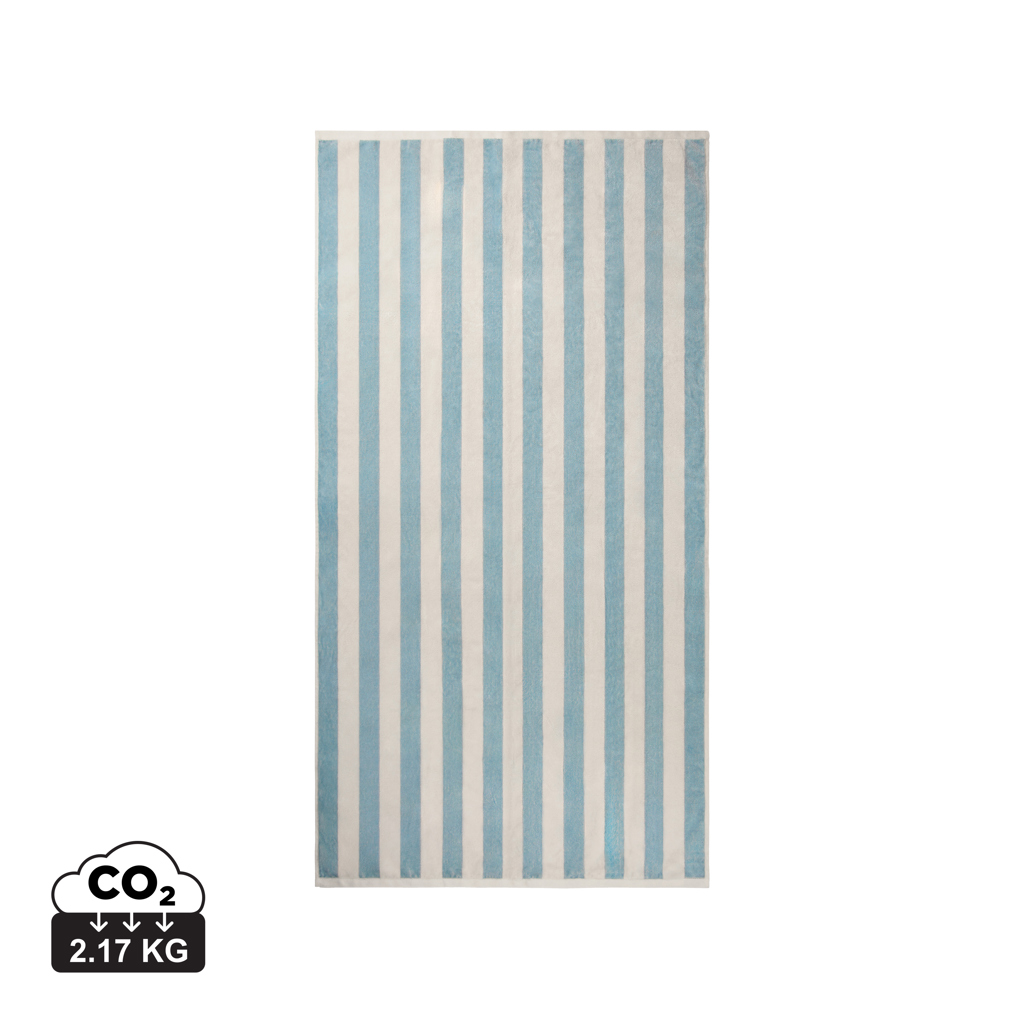Serviette de plage Éco-Luxe - Labastide-Monréjeau imprimé avec logo