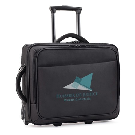 Sac à roulettes pour ordinateur portable d'affaires élégant