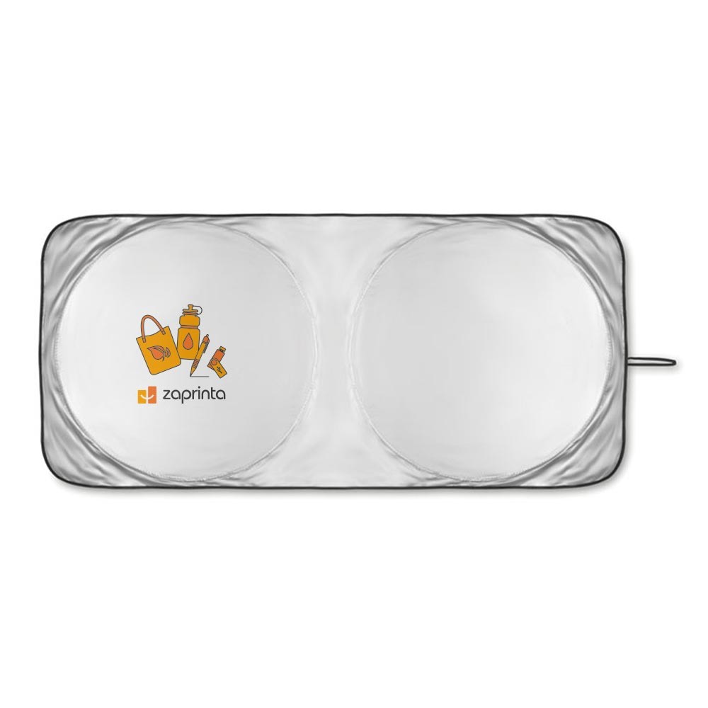 Pare-soleil personnalisé pliable en polyester 170 T – Yvon imprimé avec logo