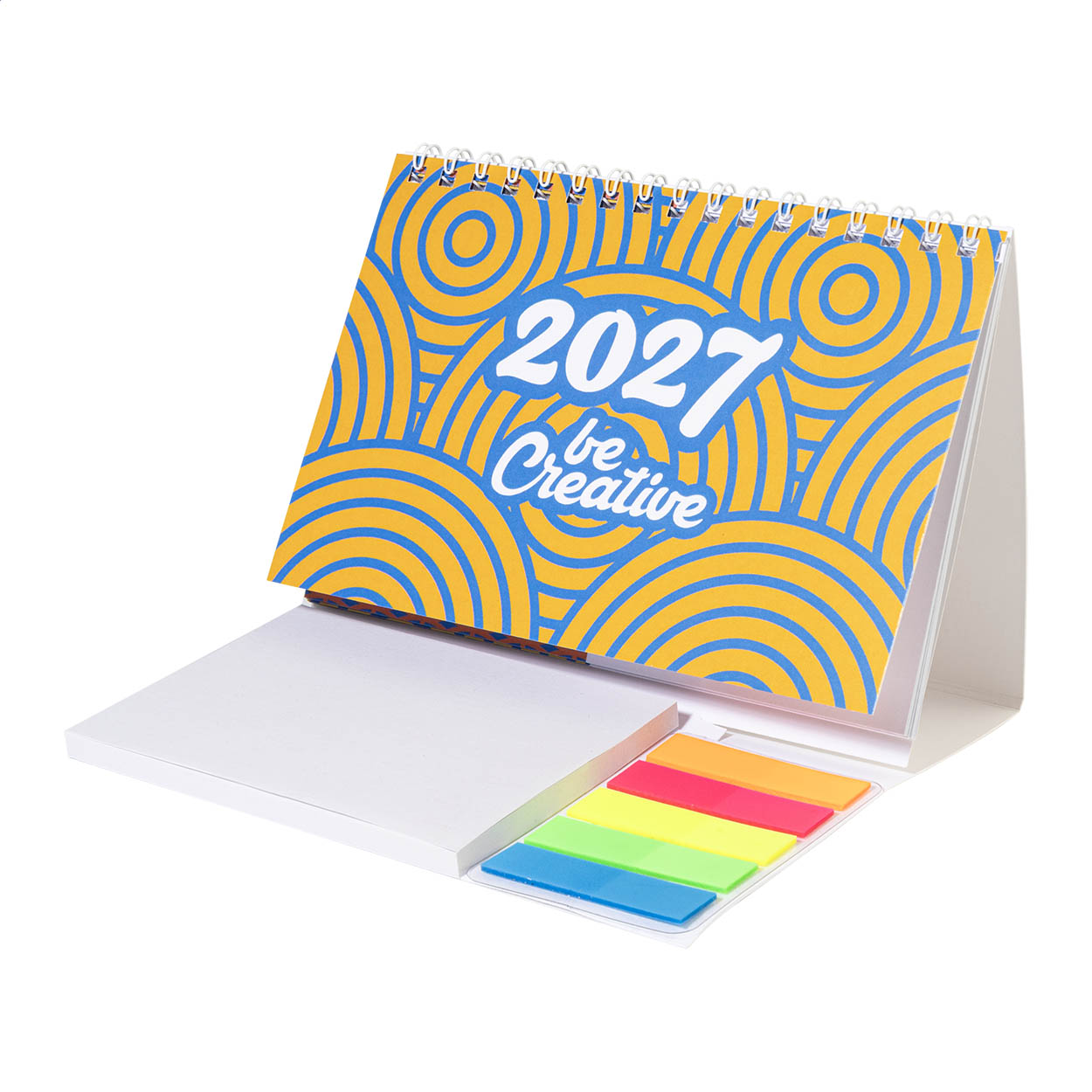 Calendrier de bureau personnalisé CreaDate Combo avec notes autocollantes