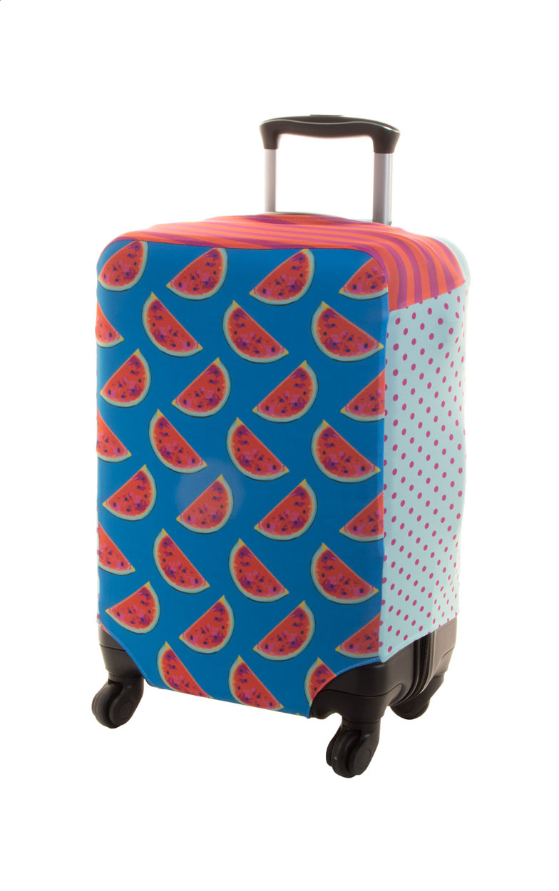 Housse de Bagage Sur-Mesure - Champ-d'Oiseau bedrukken met logo