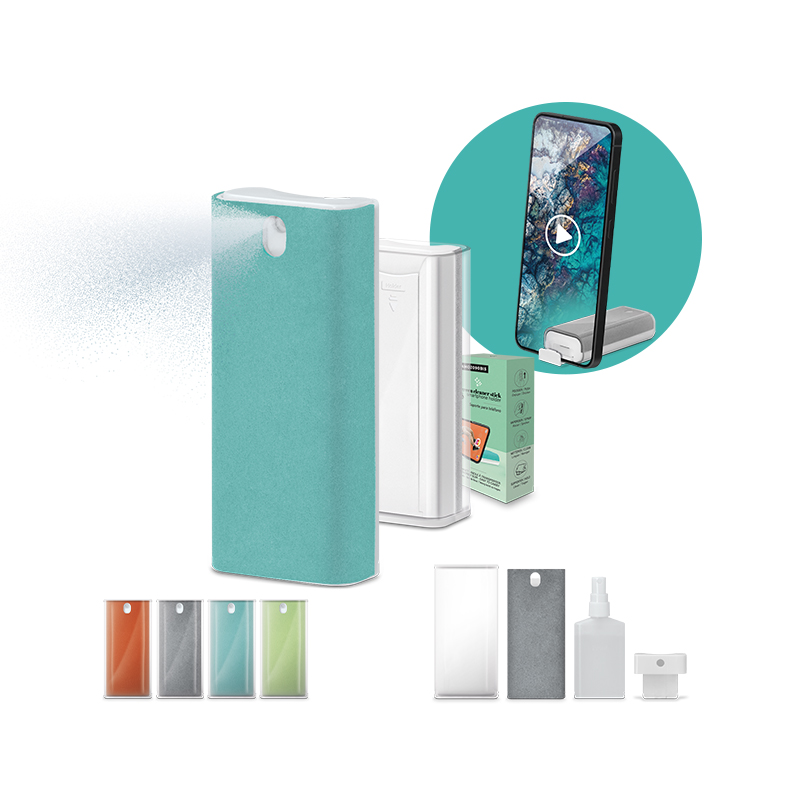 Bildschirmreiniger & Handyhalter 2-in-1 - Mühlberg/Elbe bedrucken mit Logo