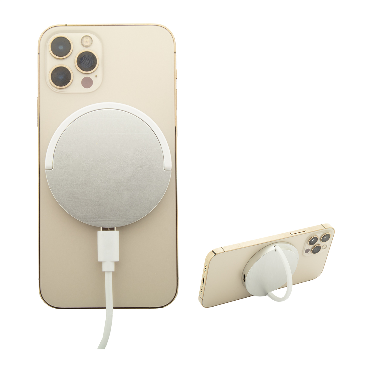 Magnetische Schnellladehalterung - Cham bedrucken mit Logo