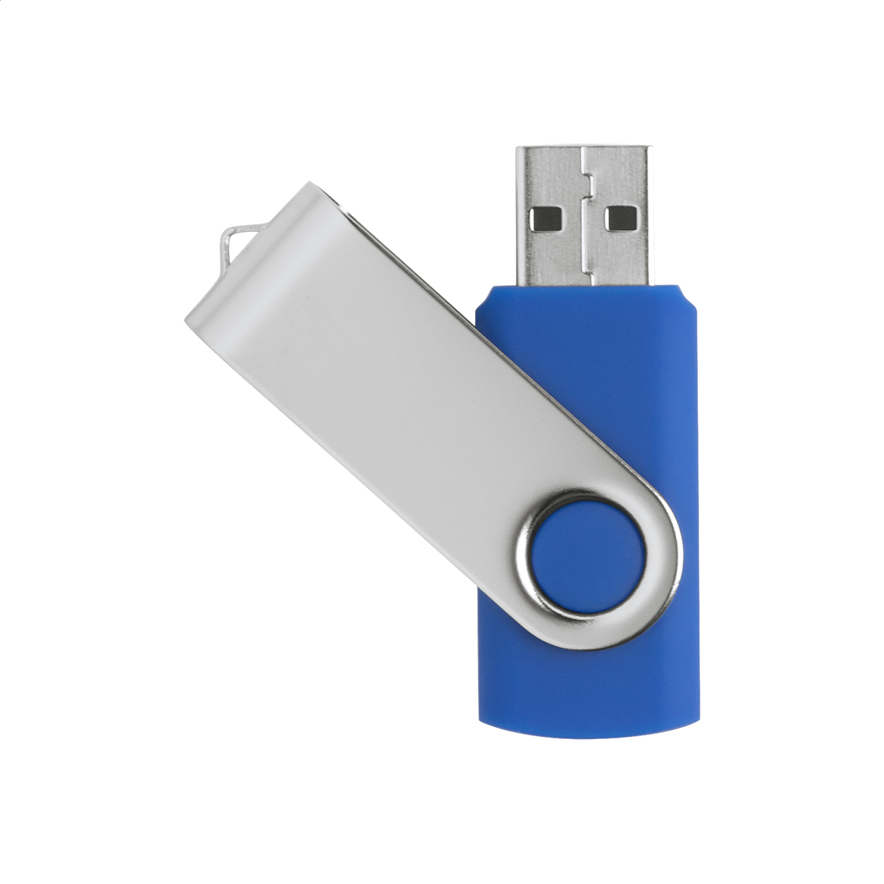 Clé USB pivotante TwistDrive personnalisée en ABS et métal, boîte cadeau