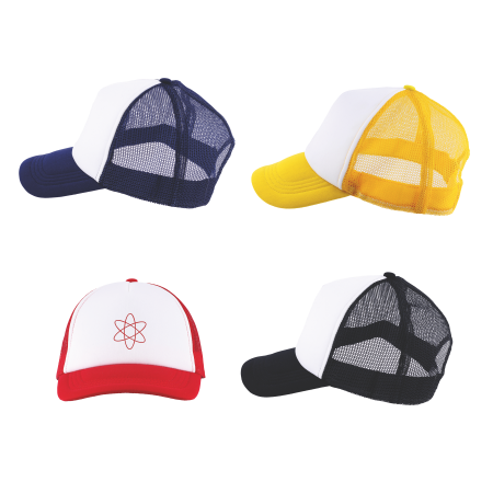 5-Panel-Trucker-Kappe mit Kunststoffverschluss - Loitz