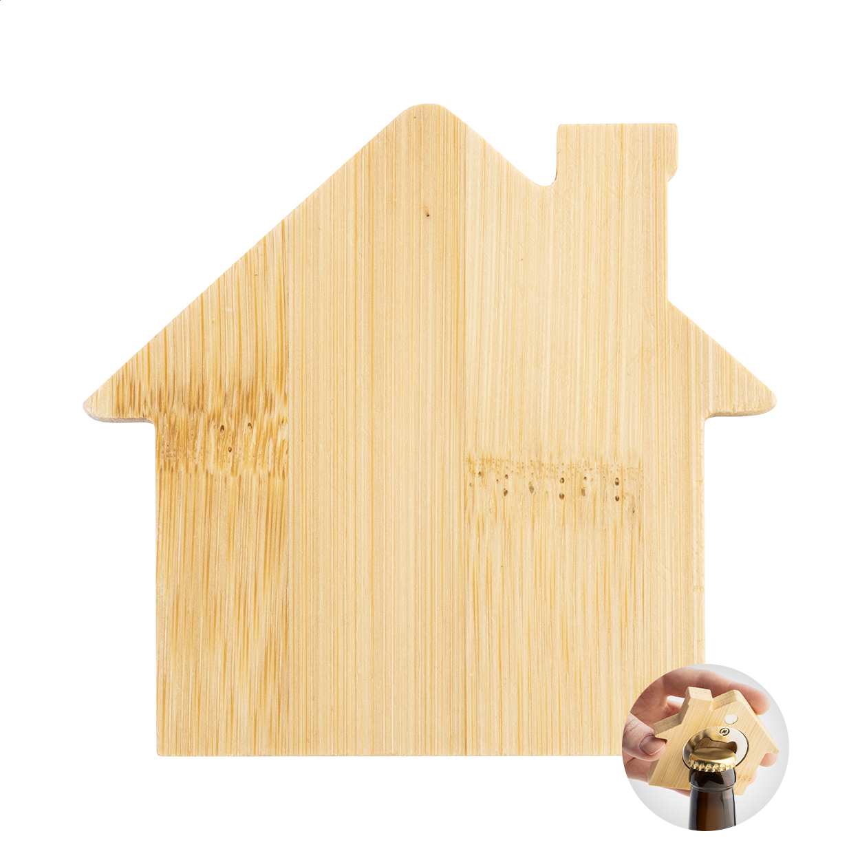 Aimant de Frigo et Ouvre-bouteille en Bambou Maison - Mardor