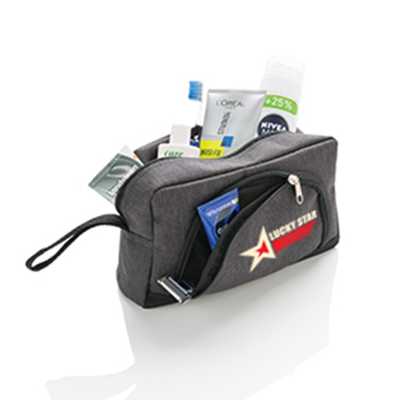 Sac de toilette bicolore élégant - Le Chêne