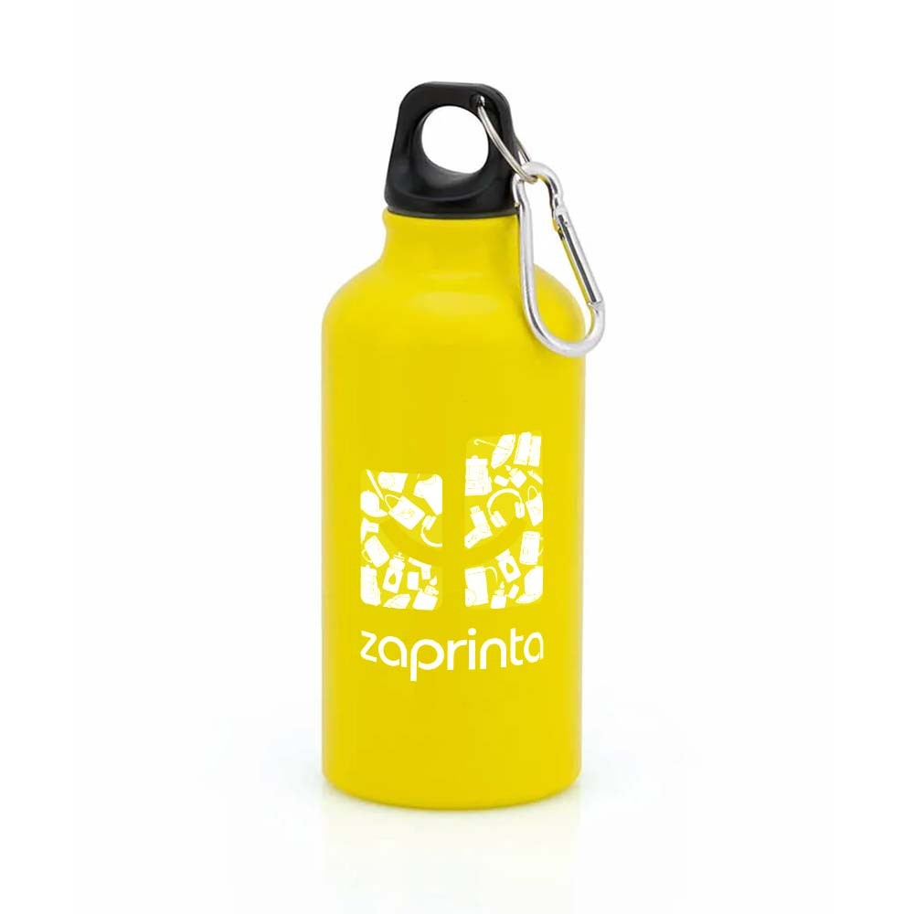 Bouteille d'eau en aluminium - Moutiers imprimé avec logo