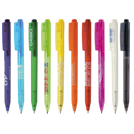 HALLIGEN Transparenter Peekay Kugelschreiber mit blauer Tinte - Wetzlar