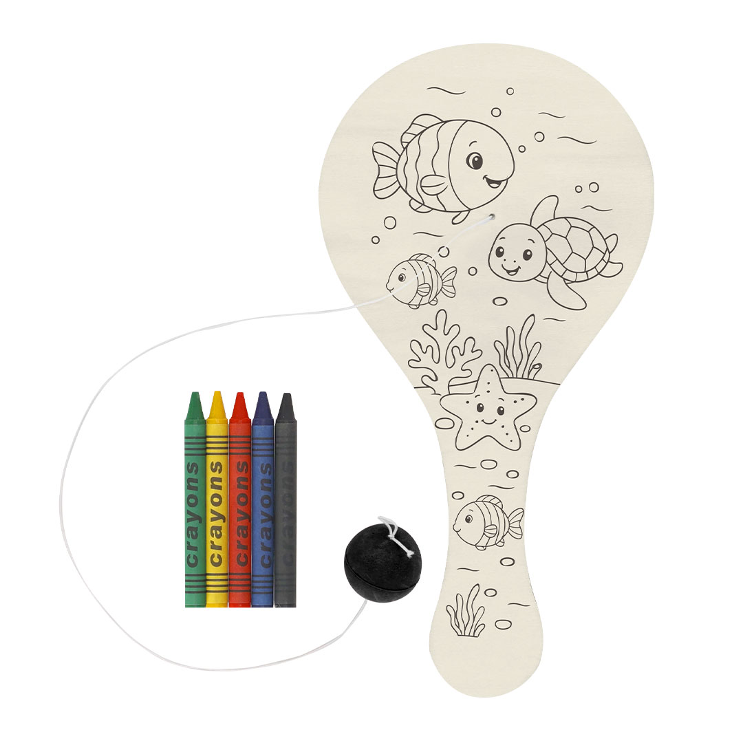 Holzspiel-Set Kreativität - Gummersbach bedrucken mit Logo