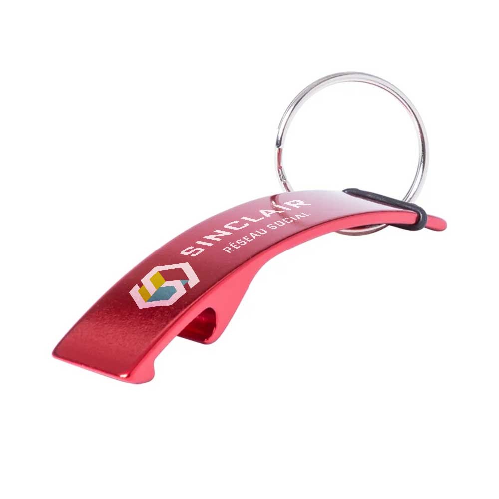 Porte clé décapsuleur personnalisé à graver - Bordeaux