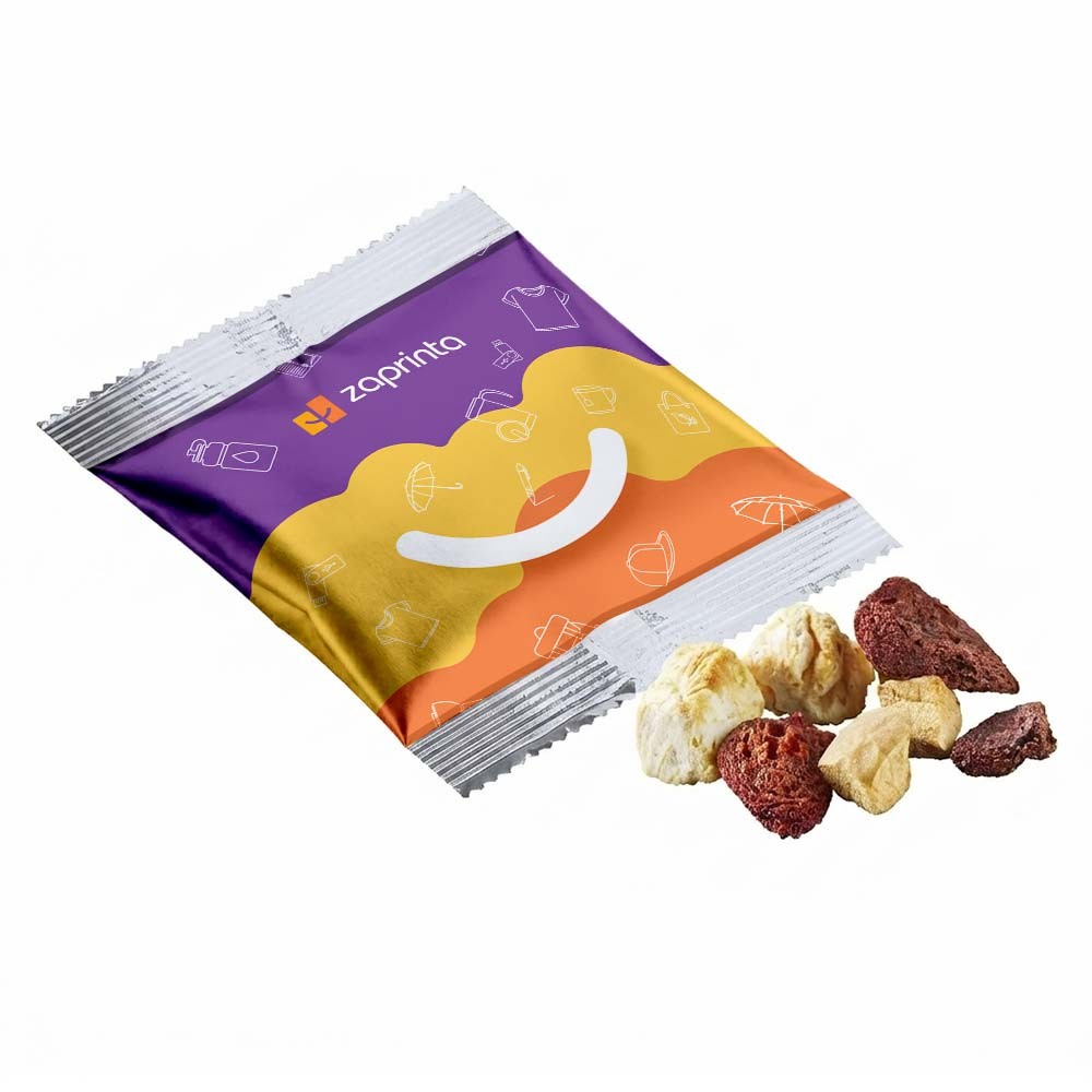 Feuille Revêtue d'Aluminium avec Mélange de Fruits Secs Croquants Imprimés Partout - Oradour-Sur-Glane