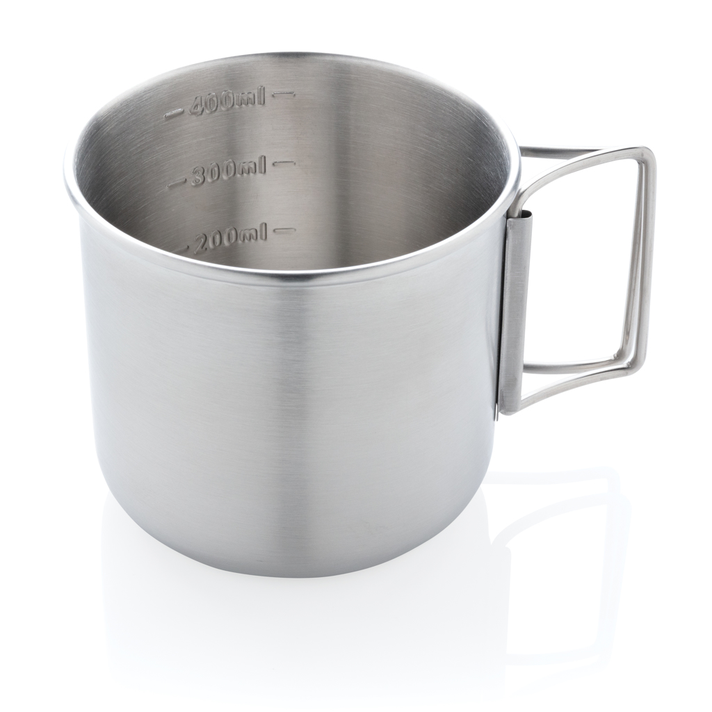 Tasse de Randonnée en Acier Inoxydable Portable 450ml - Caorches-Saint-Nicolas