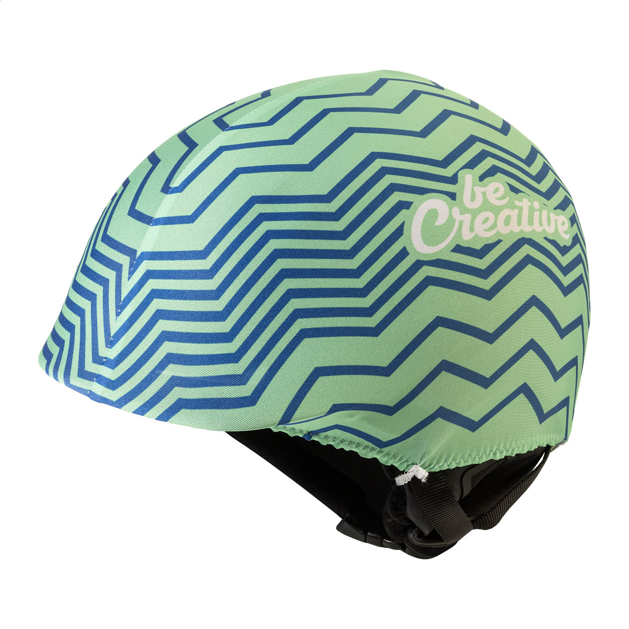 Couvre-casque de ski CreaHelm Slope sur mesure en RPET, sublimation